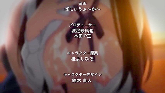 Goddess of Spectacles 1 - Huge tits anime schoolgirl fucked in classroom