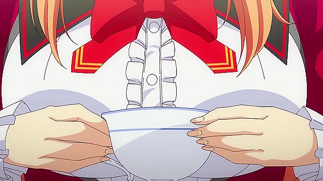 Maiden is Falling in Love With Me 2 - Hentai Trap - Busty schoolgirl fucked by guy dressed as girl