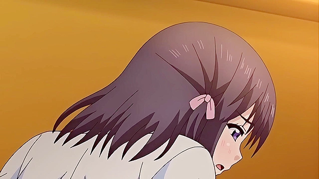 Peeping Girl 4 - Dirty security guard creampies a busty anime schoolgirl