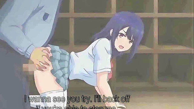 Peeping Girl 4 - Dirty security guard creampies a busty anime schoolgirl