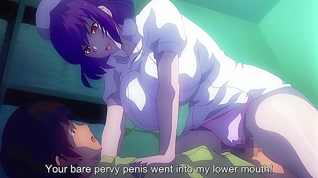 Semen Extraction Ward 2 - Busty hentai nurse makes patient jizz with her feet