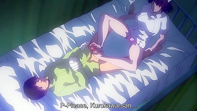 Semen Extraction Ward 2 - Busty hentai nurse makes patient jizz with her feet