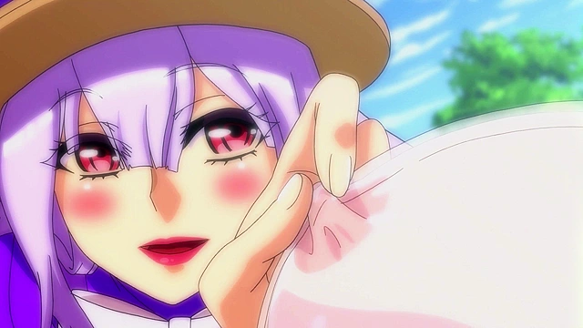 M's Daily Life in the S House 1 - Busty anime redhead is tied up and dudes jerk off on her