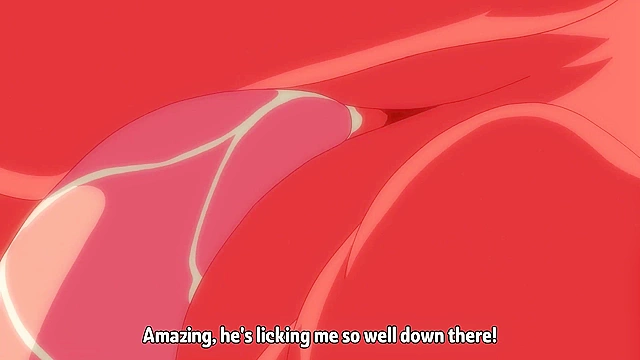 M's Daily Life in the S House 1 - Busty anime redhead is tied up and dudes jerk off on her