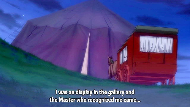 M's Daily Life in the S House 1 - Busty anime redhead is tied up and dudes jerk off on her