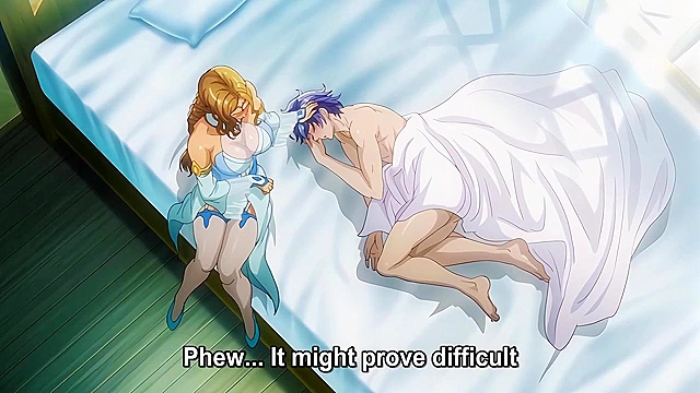 A Married Woman's Healing Touch - Cheating hentai milf fixes mana problem with pussy