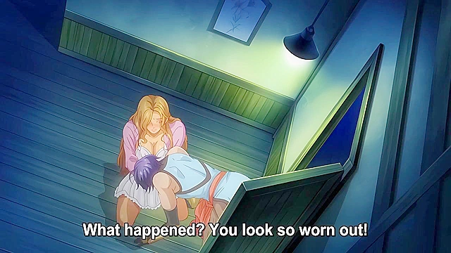 A Married Woman's Healing Touch - Cheating hentai milf fixes mana problem with pussy