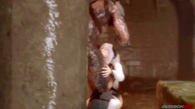 Unknown Planet X - Samus Aran rough fucked by Predator