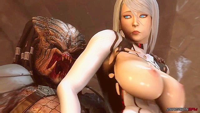 Unknown Planet X - Samus Aran rough fucked by Predator