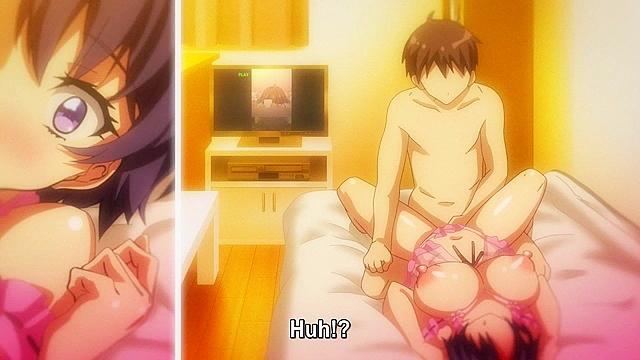 Mako-chan's Development Diary 3 - Brother fucks busty hentai sister while boyfriend in other room