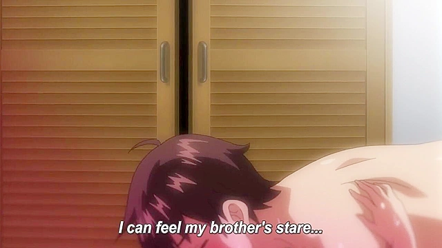 Mako-chan's Development Diary 3 - Brother fucks busty hentai sister while boyfriend in other room