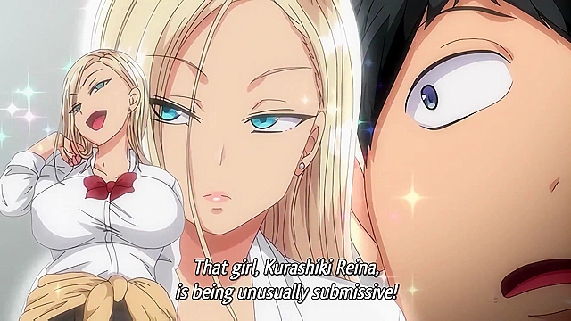 Hypnosis Sex Guidance 2 - Ugly teacher fucks busty blonde student in bathroom