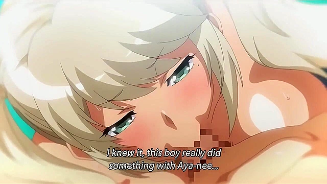 I Want to be Squeezed by My Lewd Older Sister 1 - Sister seduces her anime brother with huge tits