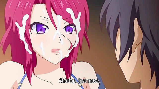 Bitch Teacher 4 ep2 - Busty redhead teacher is facialed and creampied by bad student