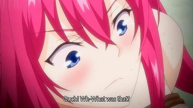 Oujo & Onna 2 - Busty anime princess is tied up and titty fucked in public