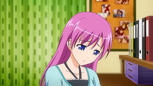 Demon Father Harvest - Busty anime teen fucked by perverted dad in public bathroom