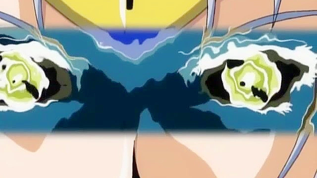 Demons with big tongues bang the holes of fighter girls with big anime cocks