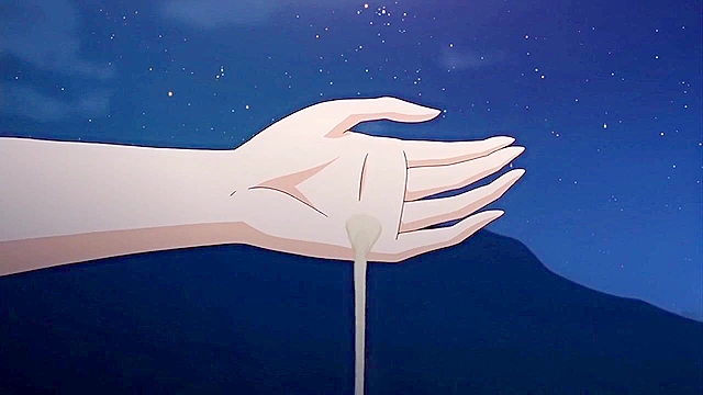 Demon Father Refresh 2 - Busty daughter gives a boobjob on the beach