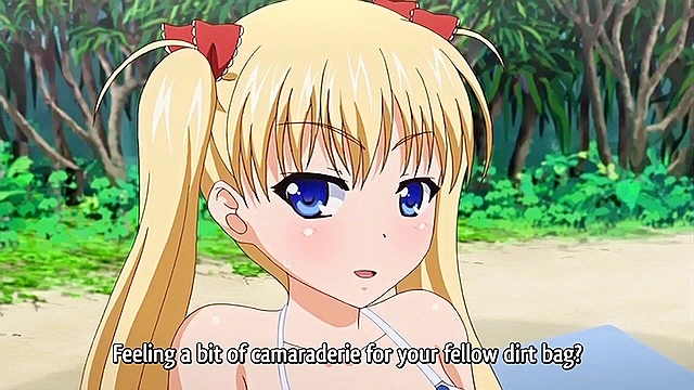 Demon Father Refresh 2 - Busty daughter gives a boobjob on the beach