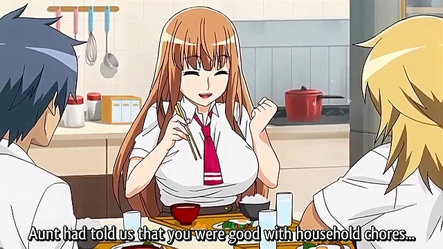 Holy Slut Sisters - Sexy Diary - Hentai schoolgirls with big tits and wet pussy fuck underclassman