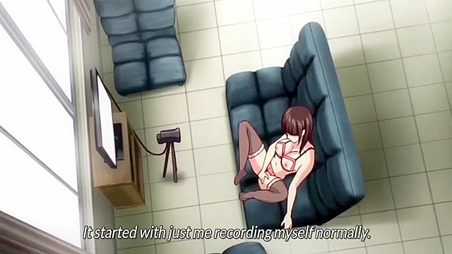 Secret Obsessions 1 - Slutty hentai schoolgirl loves filming herself masturbating gets caught