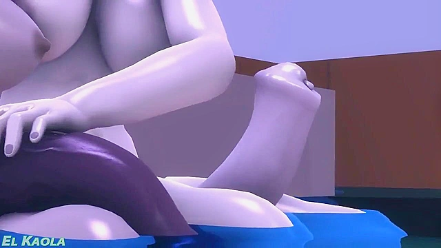 My little pony futanari girls can't hide their huge cocks in the pool
