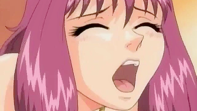 Bound anime slave gets hot wax dripped on her and her face fucked