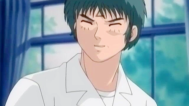 Bound anime slave gets hot wax dripped on her and her face fucked