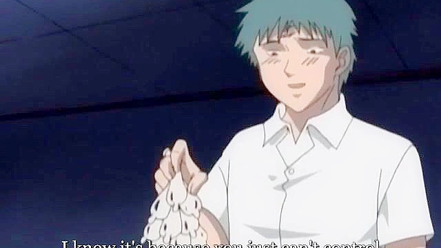 Bound anime slave gets hot wax dripped on her and her face fucked