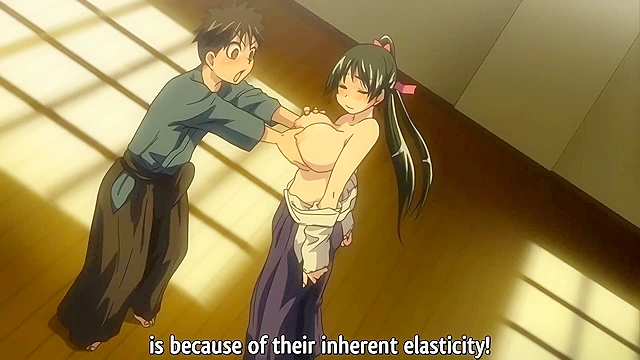 Peace Hame! 6 - Busty kendo schoolgirl gets her tight hentai pussy fucked in front of friends