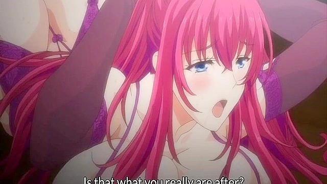 Oujo & Onna 1 - Busty blonde anime princess squirts from all the perverts staring at her