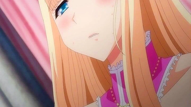 Oujo & Onna 1 - Busty blonde anime princess squirts from all the perverts staring at her