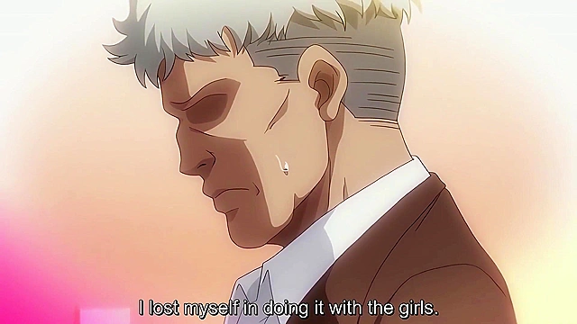 Seika Girls Academy Official Gigolo 3 - Old man pumps plenty of semen into two hentai schoolgirls