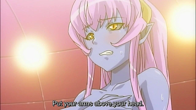 Huge titty alien takes her hardcore deep hentai fucking as punishment