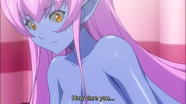 Huge titty alien takes her hardcore deep hentai fucking as punishment