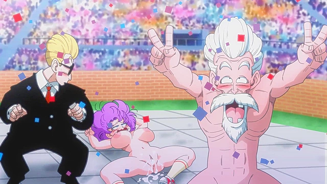 Kame Paradise 2 - all sex scenes - Old Man Roshi from Dragonball fucks Bulma and all the girls