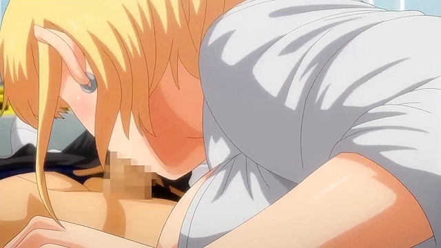 First Married Woman 4 - Slutty hentai schoolgirl fucks virgin student on school roof