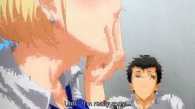 First Married Woman 4 - Slutty hentai schoolgirl fucks virgin student on school roof