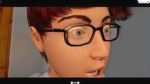 Busty redheaded milf gets some dark cock from a 3d cartoon guy