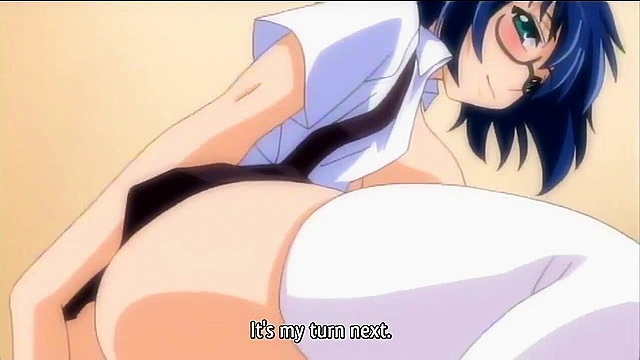 Bust to Bust 2 - Busty schoolgirls in threesome enjoy uncensored hentai creampies