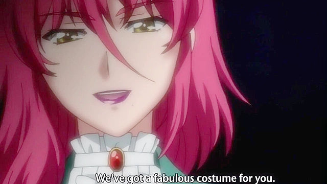 Butt Vampire 1 - Cute anime teen with long pink hair gets her virgin slave asshole fucked