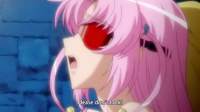 Butt Vampire 1 - Cute anime teen with long pink hair gets her virgin slave asshole fucked