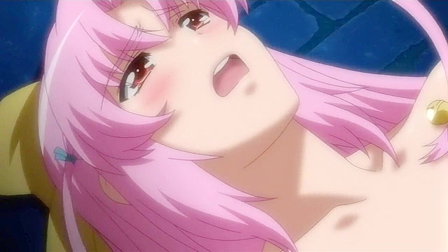 Butt Vampire 1 - Cute anime teen with long pink hair gets her virgin slave asshole fucked