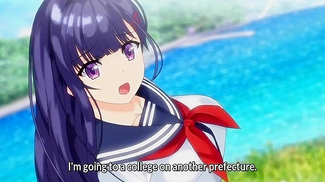 Natural Vacation - Anime virgin lovers have deep doggy style sex in romantic hentai