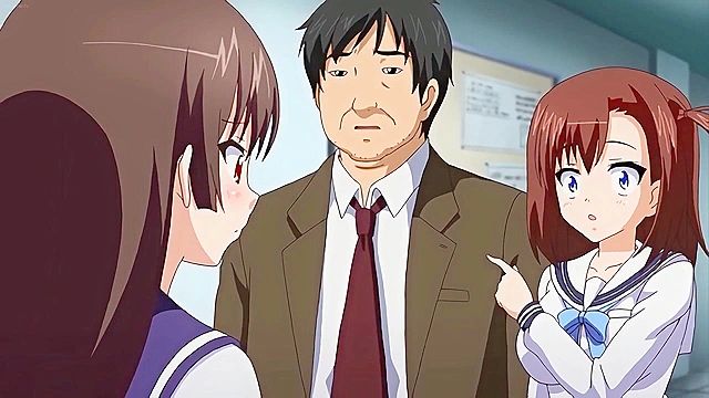 Lewd Teacher 4 feat. Giin Sensei 1 - Pervy teacher fucks busty anime teen on boat