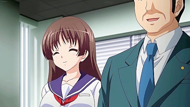 Lewd Teacher 4 feat. Giin Sensei 1 - Pervy teacher fucks busty anime teen on boat