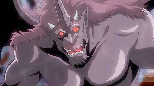 Busty warrior babe gets roughly fucked by tentacle dude