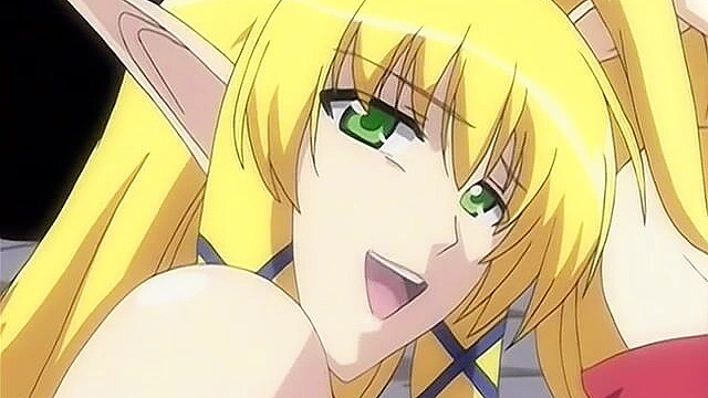 Elf princess uses her huge boobs to fuck and suck a stinky penis