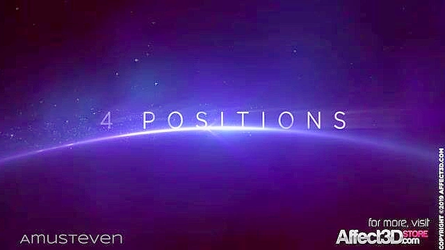 Thanos slams his titanic cock into Captain Marvel's superhero pussy