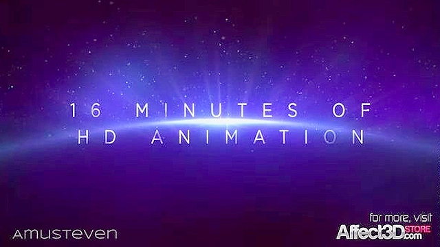 Thanos slams his titanic cock into Captain Marvel's superhero pussy